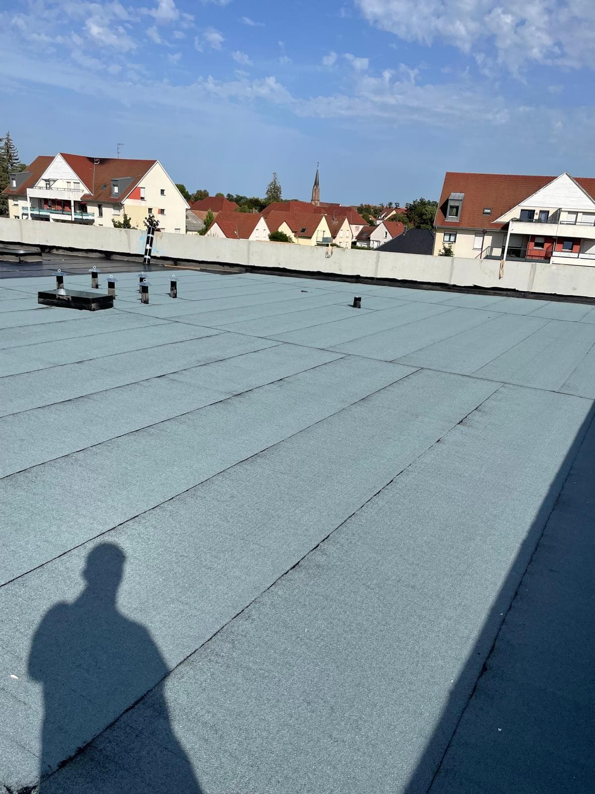 Réfection d'étanchéité de toiture-terrasse — après