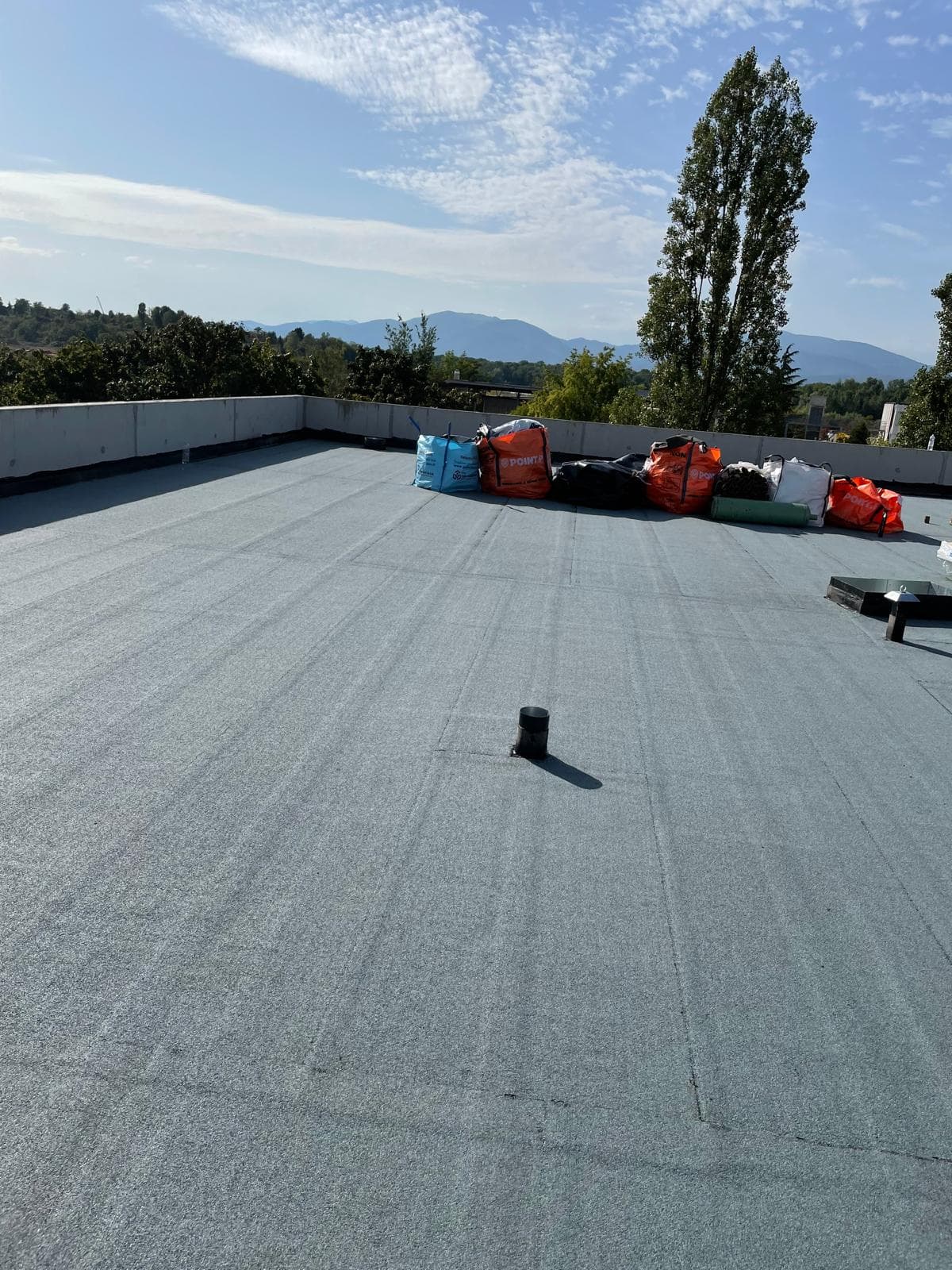 Étanchéité de terrasse accessible — après